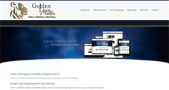 Desktop Screenshot of goldenlionmedia.com
